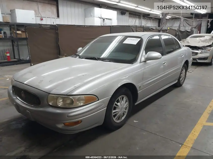 2003 Buick Lesabre Custom VIN: 1G4HP52KX34150197 Lot: 45364223