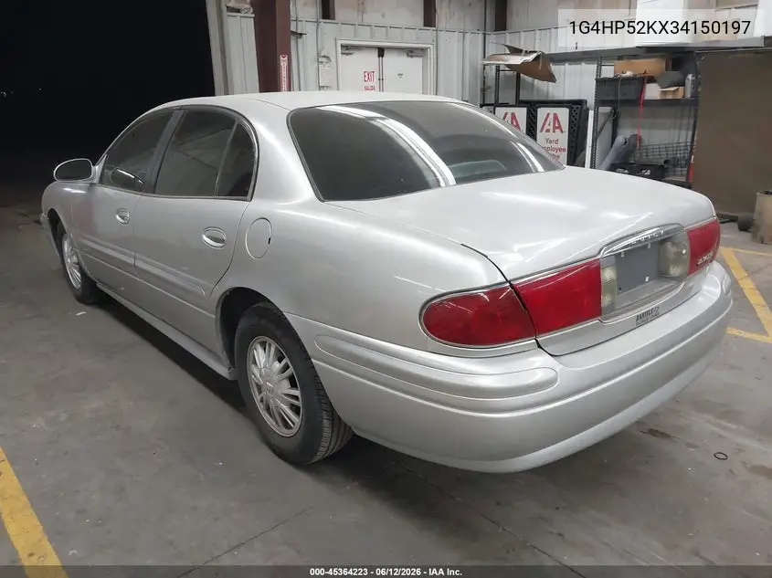 2003 Buick Lesabre Custom VIN: 1G4HP52KX34150197 Lot: 45364223