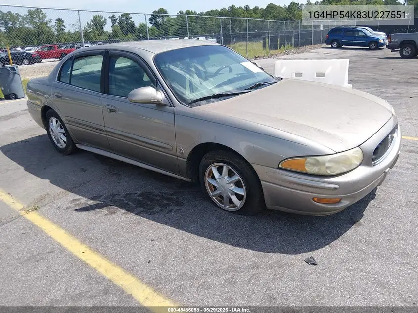 2003 Buick Lesabre Custom VIN: 1G4HP54K83U227551 Lot: 45486058