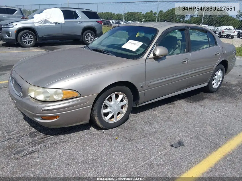 2003 Buick Lesabre Custom VIN: 1G4HP54K83U227551 Lot: 45486058