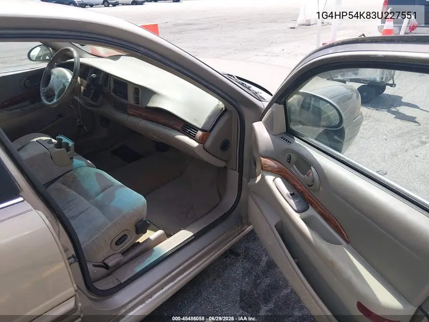 2003 Buick Lesabre Custom VIN: 1G4HP54K83U227551 Lot: 45486058