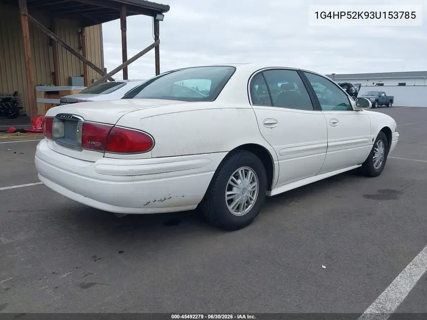 2003 Buick Lesabre Custom VIN: 1G4HP52K93U153785 Lot: 45492279