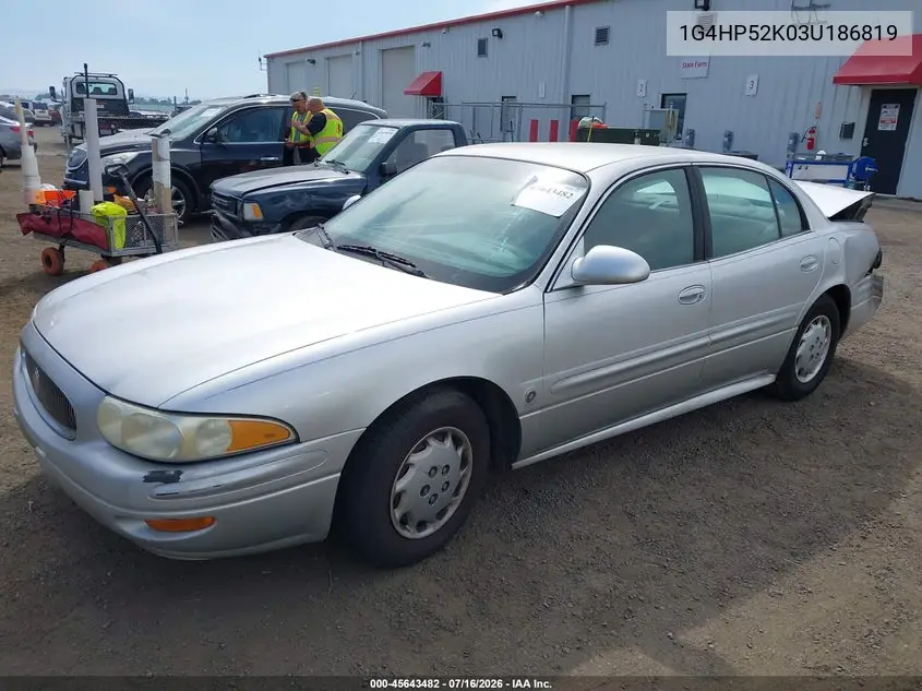 2003 Buick Lesabre Custom VIN: 1G4HP52K03U186819 Lot: 45643482