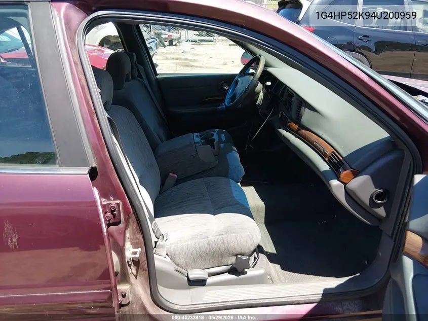 2004 Buick Lesabre Custom VIN: 1G4HP52K94U200959 Lot: 45233916
