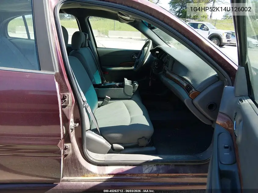 2004 Buick Lesabre Custom VIN: 1G4HP52K14U126002 Lot: 45262712