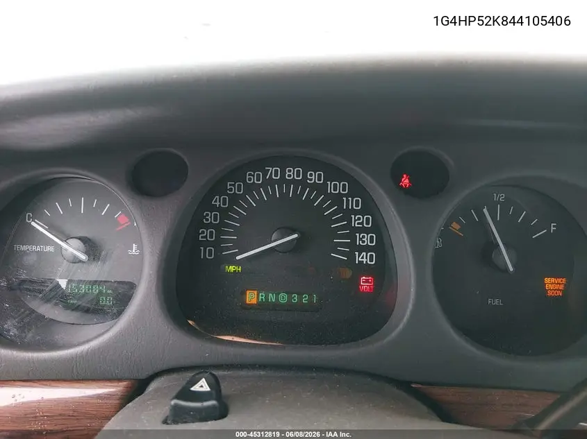 2004 Buick Lesabre Custom VIN: 1G4HP52K844105406 Lot: 45312819