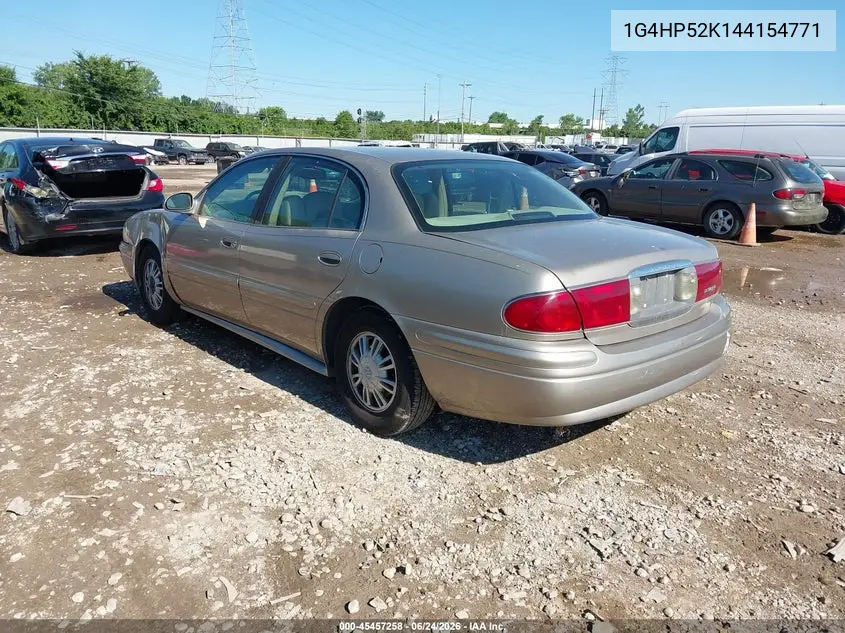 2004 Buick Lesabre Custom VIN: 1G4HP52K144154771 Lot: 45457258
