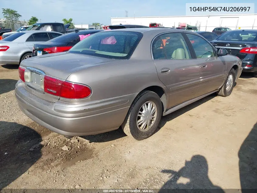 2004 Buick Lesabre Custom VIN: 1G4HP54K74U206997 Lot: 45575704