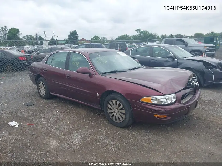 2005 Buick Lesabre Custom VIN: 1G4HP54K55U194916 Lot: 45189449