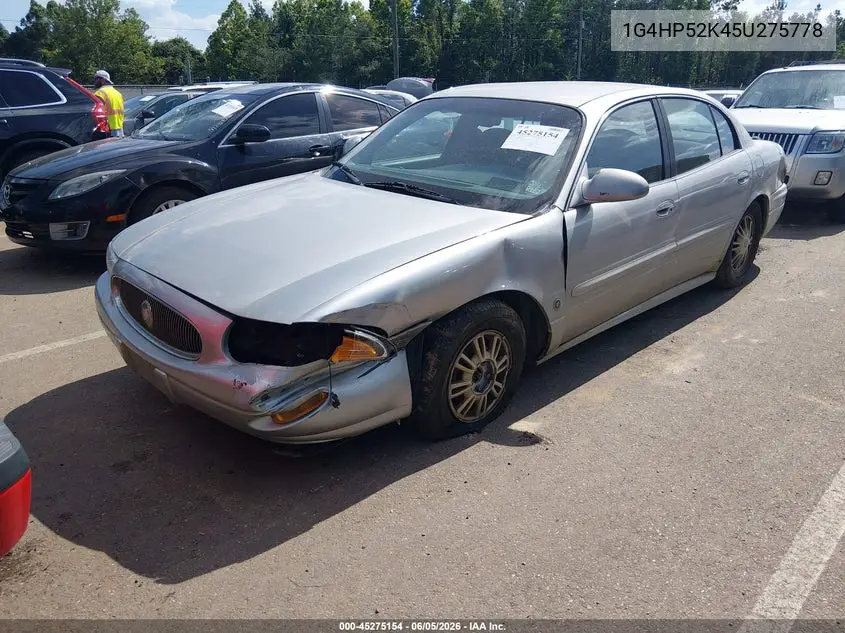 2005 Buick Lesabre Custom VIN: 1G4HP52K45U275778 Lot: 45275154