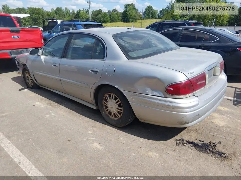 2005 Buick Lesabre Custom VIN: 1G4HP52K45U275778 Lot: 45275154