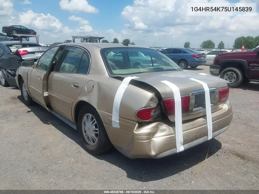 2005 Buick Lesabre Limited VIN: 1G4HR54K75U145839 Lot: 45345766