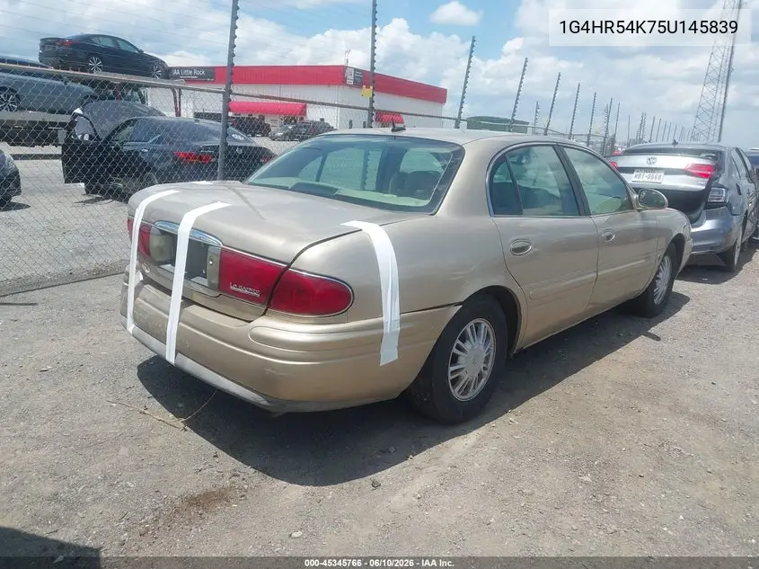 2005 Buick Lesabre Limited VIN: 1G4HR54K75U145839 Lot: 45345766