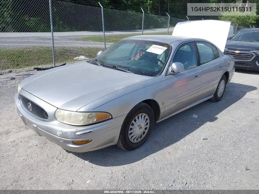 2005 Buick Lesabre Custom VIN: 1G4HP52K15U115311 Lot: 45347855
