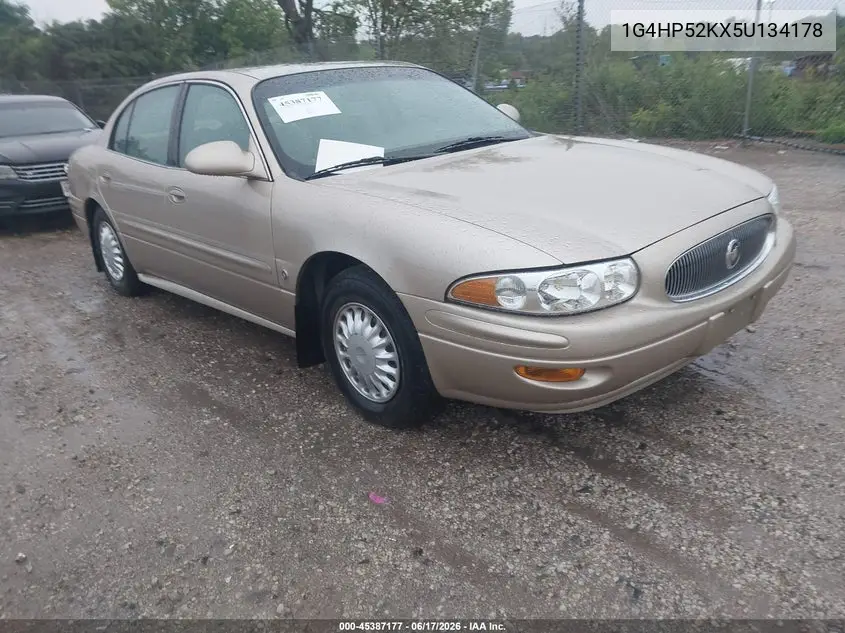 2005 Buick Lesabre Custom VIN: 1G4HP52KX5U134178 Lot: 45387177
