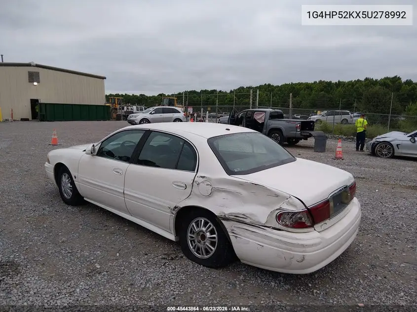 2005 Buick Lesabre Custom VIN: 1G4HP52KX5U278992 Lot: 45443864