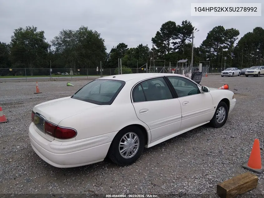 2005 Buick Lesabre Custom VIN: 1G4HP52KX5U278992 Lot: 45443864
