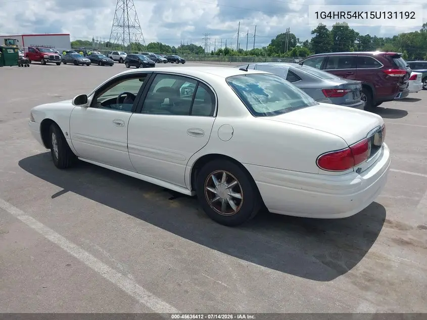 2005 Buick Lesabre Limited VIN: 1G4HR54K15U131192 Lot: 45636412