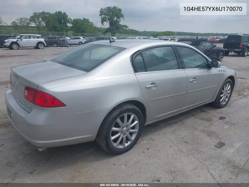 2006 Buick Lucerne Cxs VIN: 1G4HE57YX6U170070 Lot: 45135930