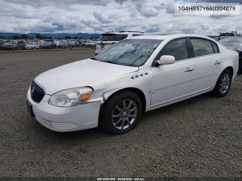 2006 Buick Lucerne Cxl VIN: 1G4HR57Y66U204879 Lot: 45201005