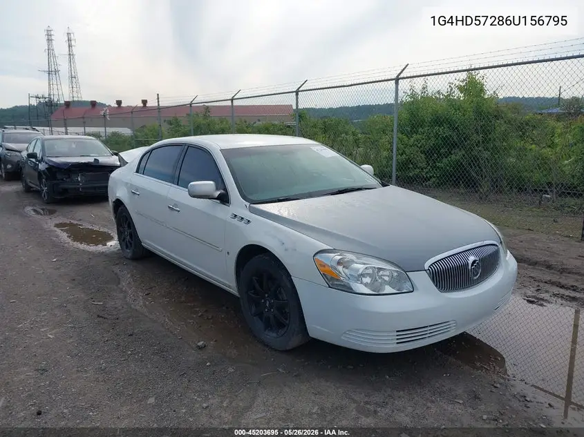 2006 Buick Lucerne Cxl VIN: 1G4HD57286U156795 Lot: 45203695