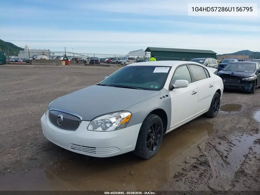 2006 Buick Lucerne Cxl VIN: 1G4HD57286U156795 Lot: 45203695