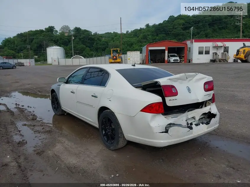 2006 Buick Lucerne Cxl VIN: 1G4HD57286U156795 Lot: 45203695