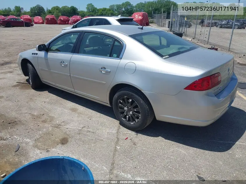 2006 Buick Lucerne Cx VIN: 1G4HP57236U171941 Lot: 45215663