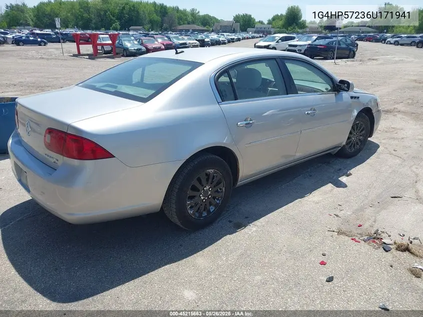 2006 Buick Lucerne Cx VIN: 1G4HP57236U171941 Lot: 45215663