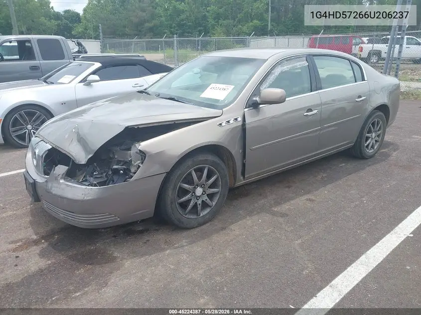2006 Buick Lucerne Cxl VIN: 1G4HD57266U206237 Lot: 45224387