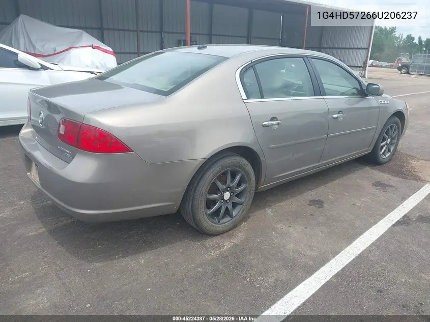 2006 Buick Lucerne Cxl VIN: 1G4HD57266U206237 Lot: 45224387