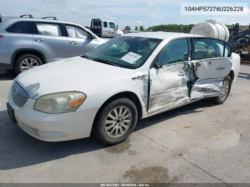 2006 Buick Lucerne Cx VIN: 1G4HP57276U226228 Lot: 45237901