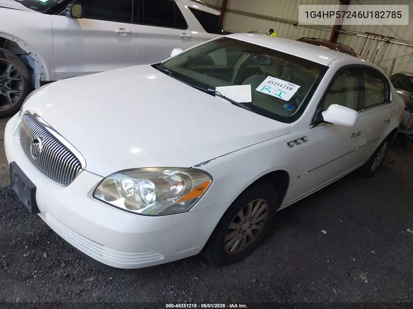 2006 Buick Lucerne Cx VIN: 1G4HP57246U182785 Lot: 45251218