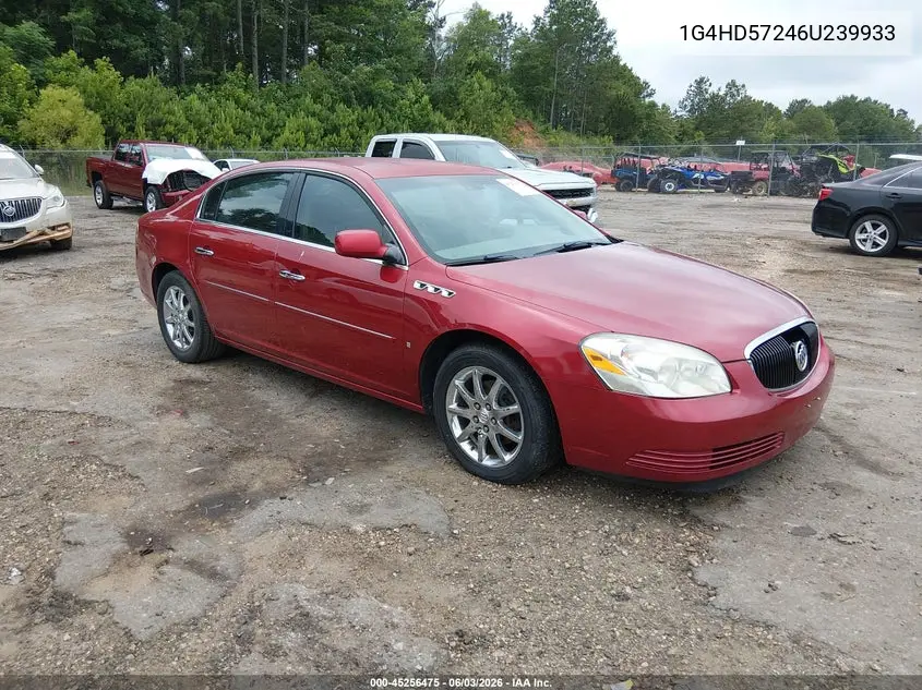 2006 Buick Lucerne Cxl VIN: 1G4HD57246U239933 Lot: 45256475