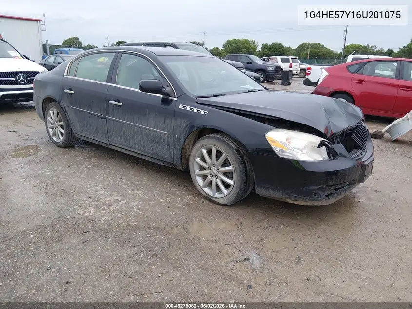 2006 Buick Lucerne Cxs VIN: 1G4HE57Y16U201075 Lot: 45275082
