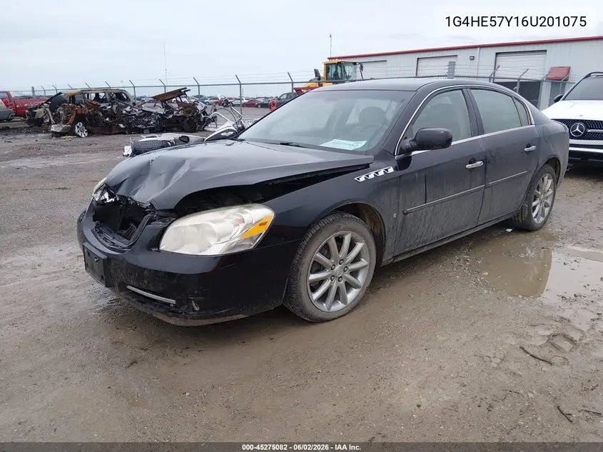 2006 Buick Lucerne Cxs VIN: 1G4HE57Y16U201075 Lot: 45275082