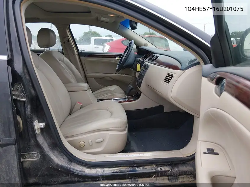 2006 Buick Lucerne Cxs VIN: 1G4HE57Y16U201075 Lot: 45275082