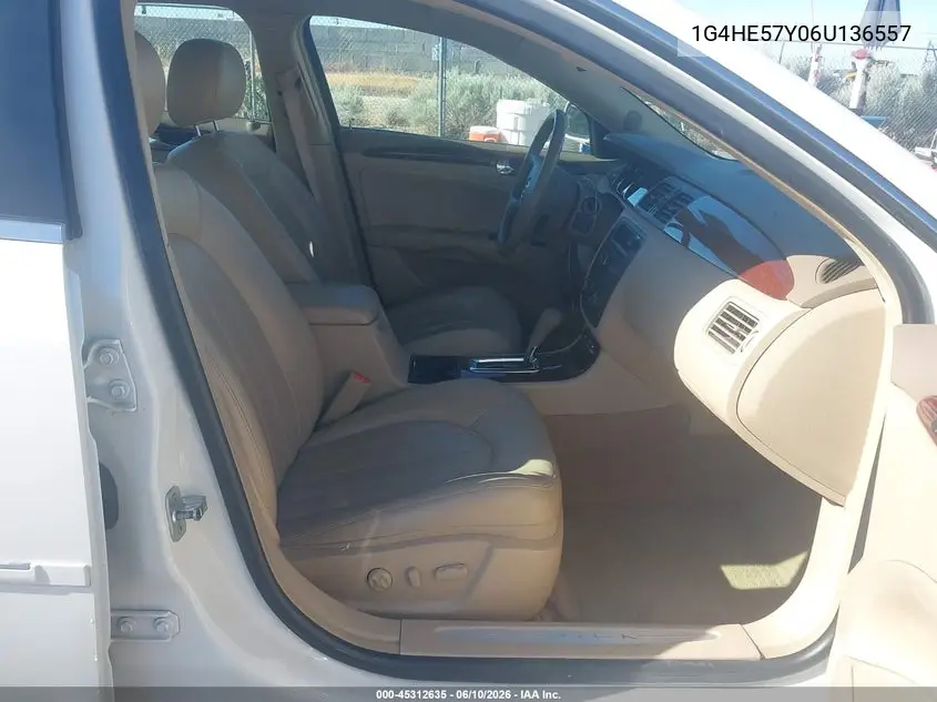 2006 Buick Lucerne Cxs VIN: 1G4HE57Y06U136557 Lot: 45312635