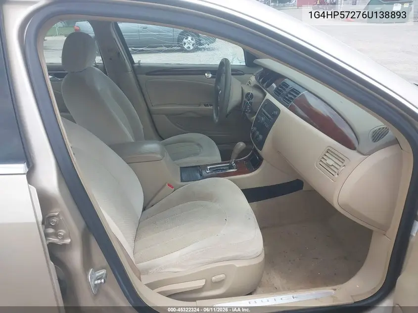 2006 Buick Lucerne Cx VIN: 1G4HP57276U138893 Lot: 45322324