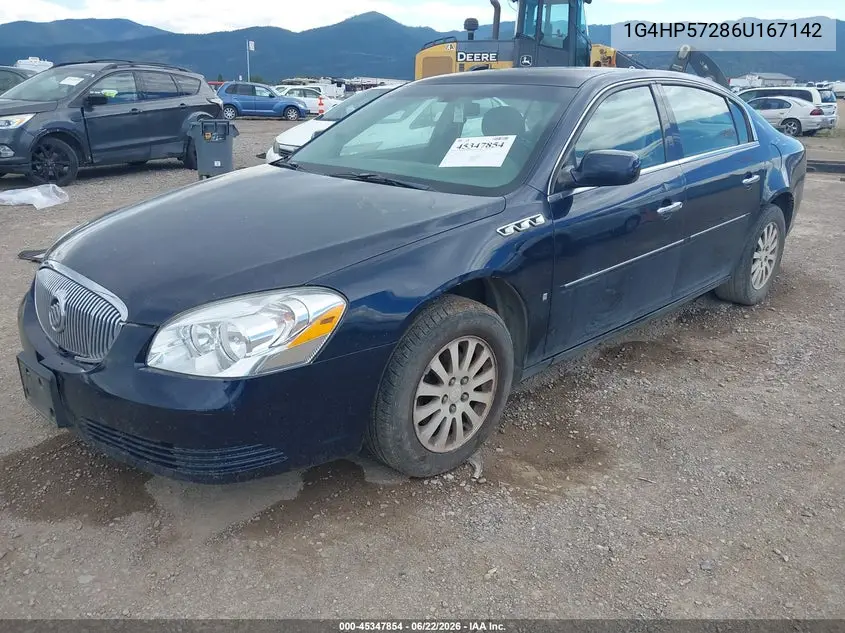 2006 Buick Lucerne Cx VIN: 1G4HP57286U167142 Lot: 45347854
