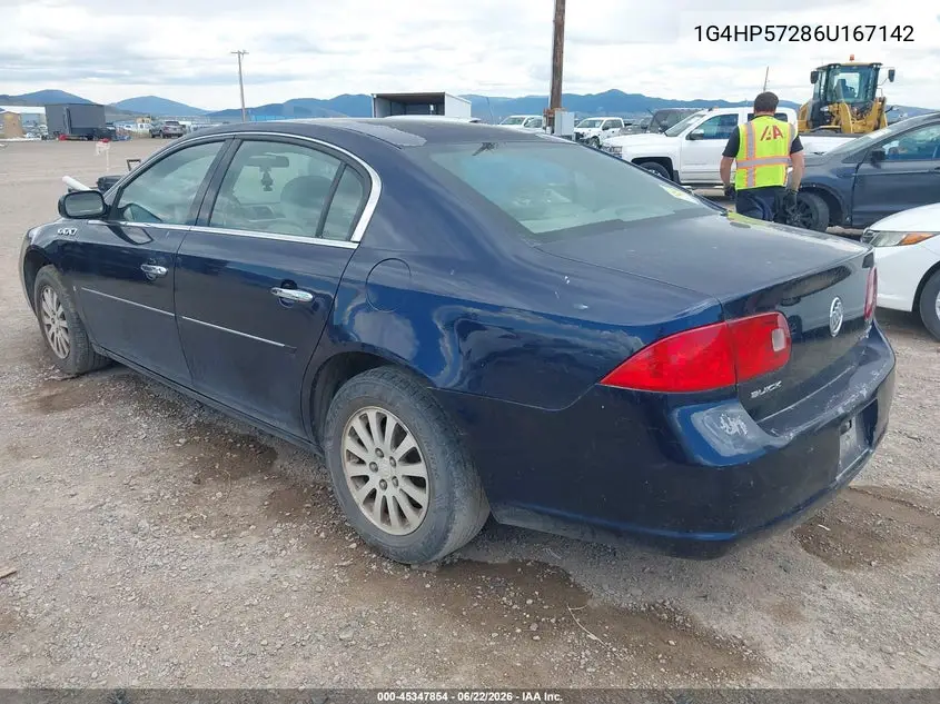 2006 Buick Lucerne Cx VIN: 1G4HP57286U167142 Lot: 45347854