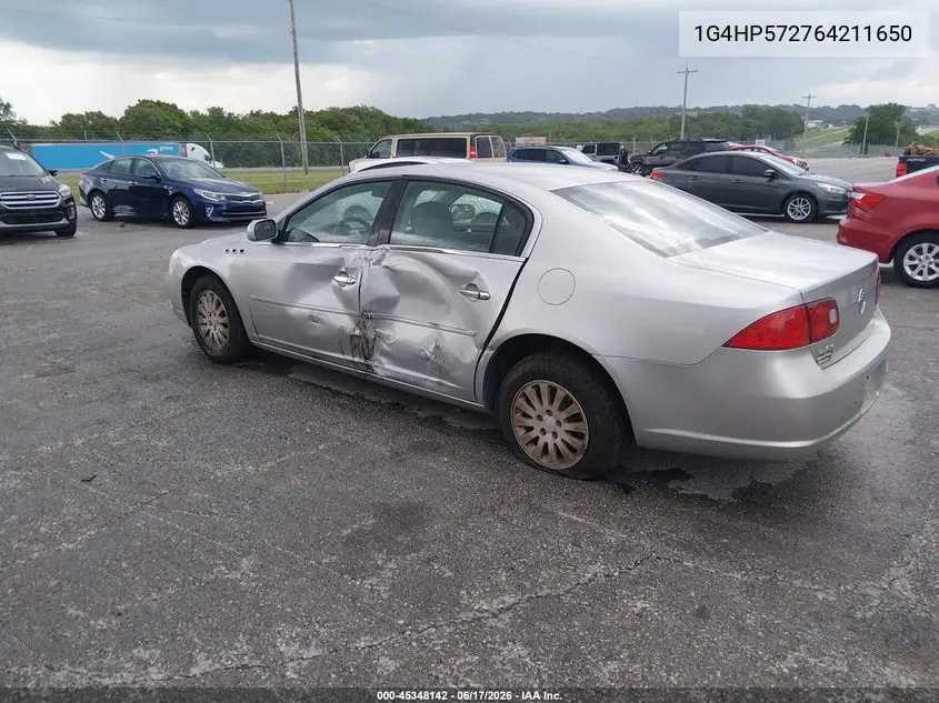 2006 Buick Lucerne Cx VIN: 1G4HP57276U211650 Lot: 45348142