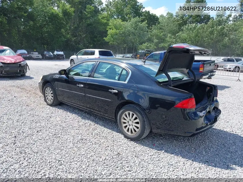 2006 Buick Lucerne Cx VIN: 1G4HP57286U210622 Lot: 45402925