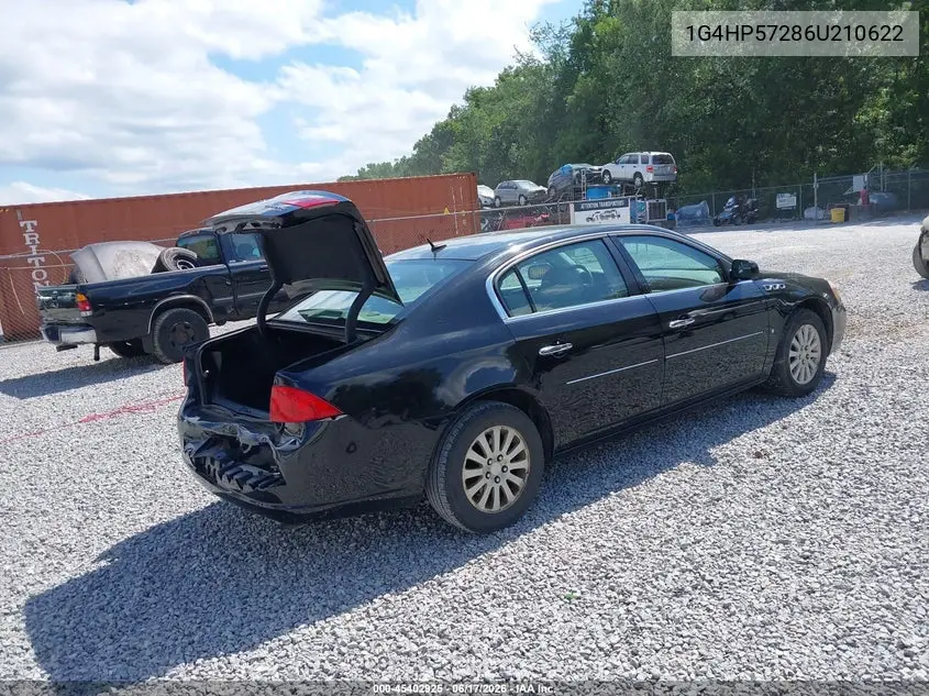 2006 Buick Lucerne Cx VIN: 1G4HP57286U210622 Lot: 45402925