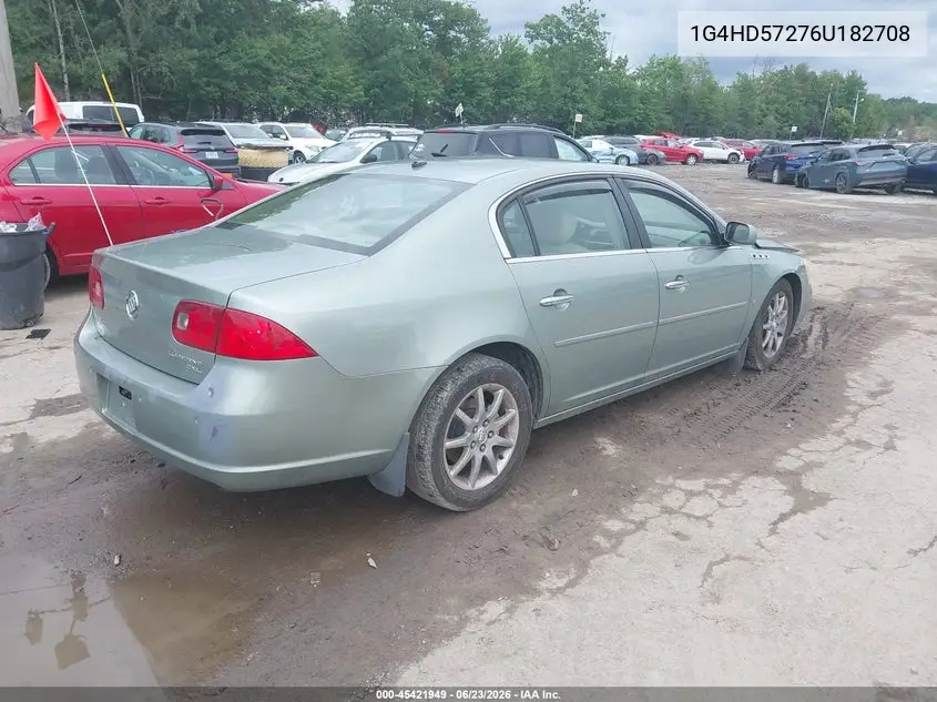 2006 Buick Lucerne Cxl VIN: 1G4HD57276U182708 Lot: 45421949