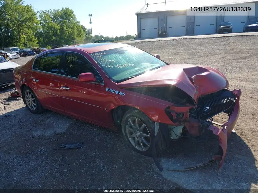 2006 Buick Lucerne Cxl VIN: 1G4HR57Y26U133339 Lot: 45456575