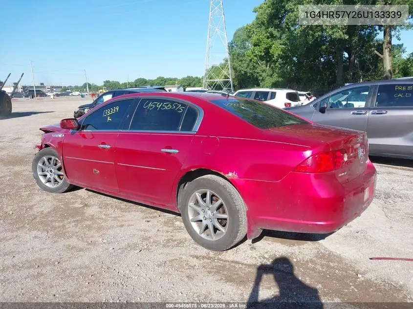 2006 Buick Lucerne Cxl VIN: 1G4HR57Y26U133339 Lot: 45456575