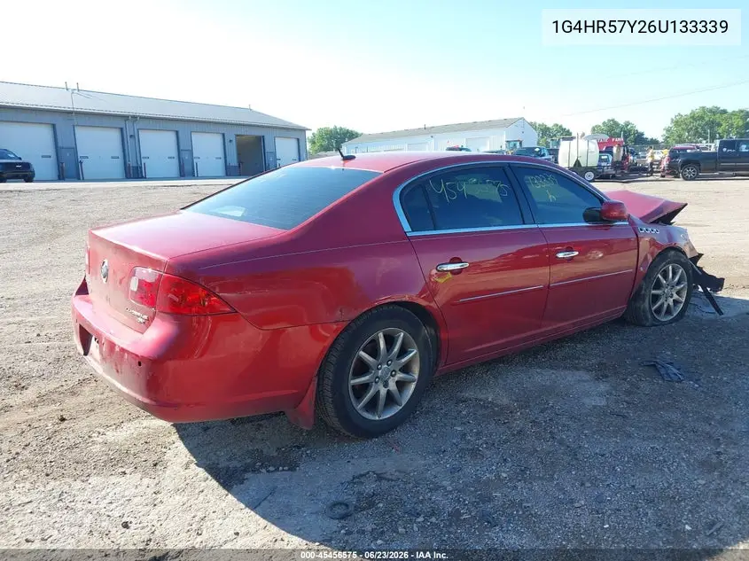 2006 Buick Lucerne Cxl VIN: 1G4HR57Y26U133339 Lot: 45456575