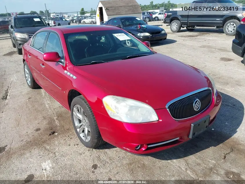2006 Buick Lucerne Cxs VIN: 1G4HE57Y26U233419 Lot: 45495305