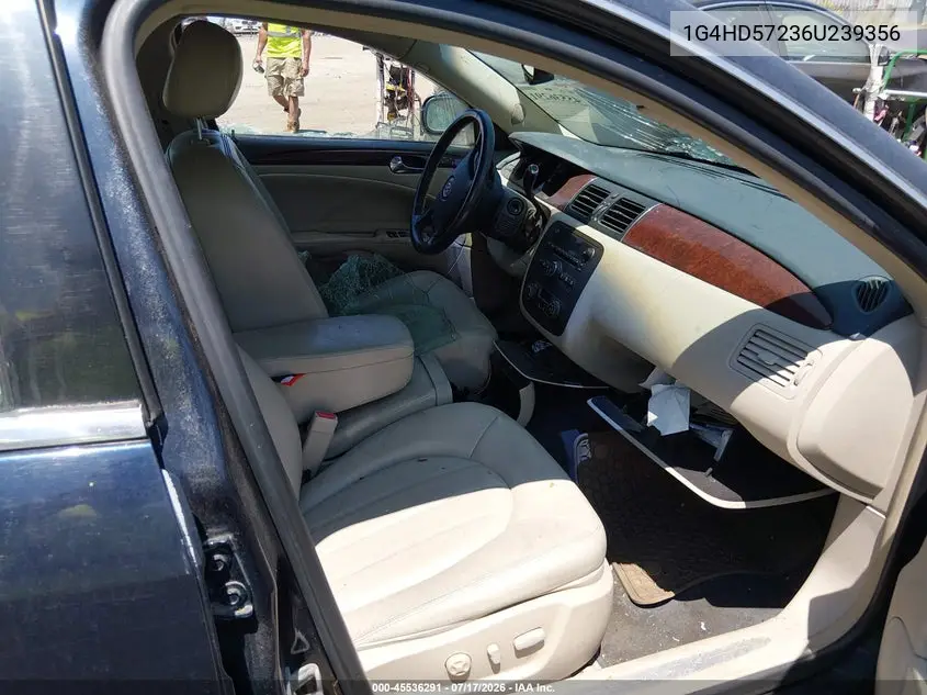 2006 Buick Lucerne Cxl VIN: 1G4HD57236U239356 Lot: 45536291